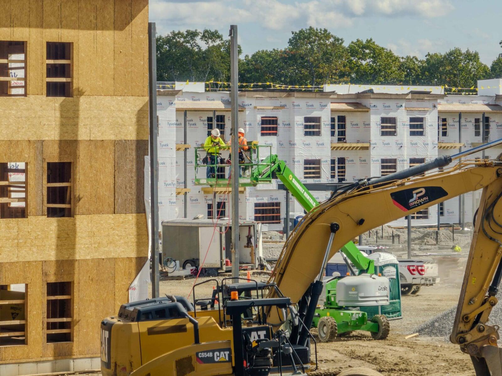 Construction site activity